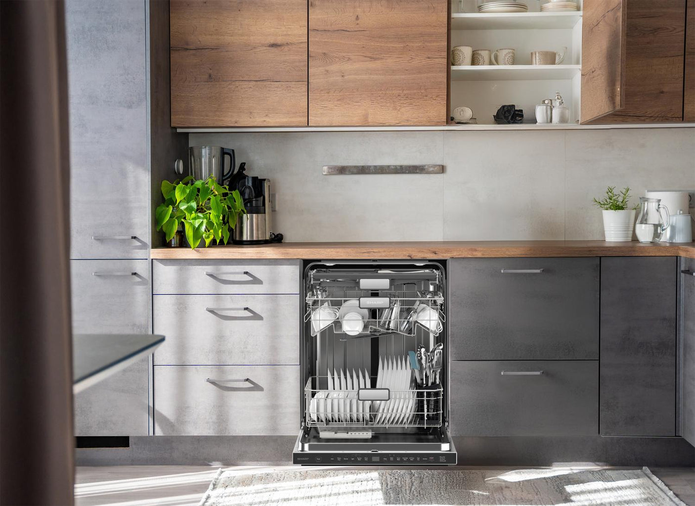 Sharp 24 in. Stainless Steel 47dB Dishwasher