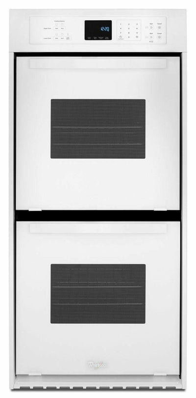 6.2 Cu. Ft. Double Wall Oven with High-Heat Self-Cleaning System - White