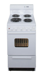 20 in. Freestanding Electric Range in White