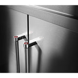 24.2 Cu. Ft. 42" Width Built-In Stainless French Door Refrigerator with Platinum Interior Design