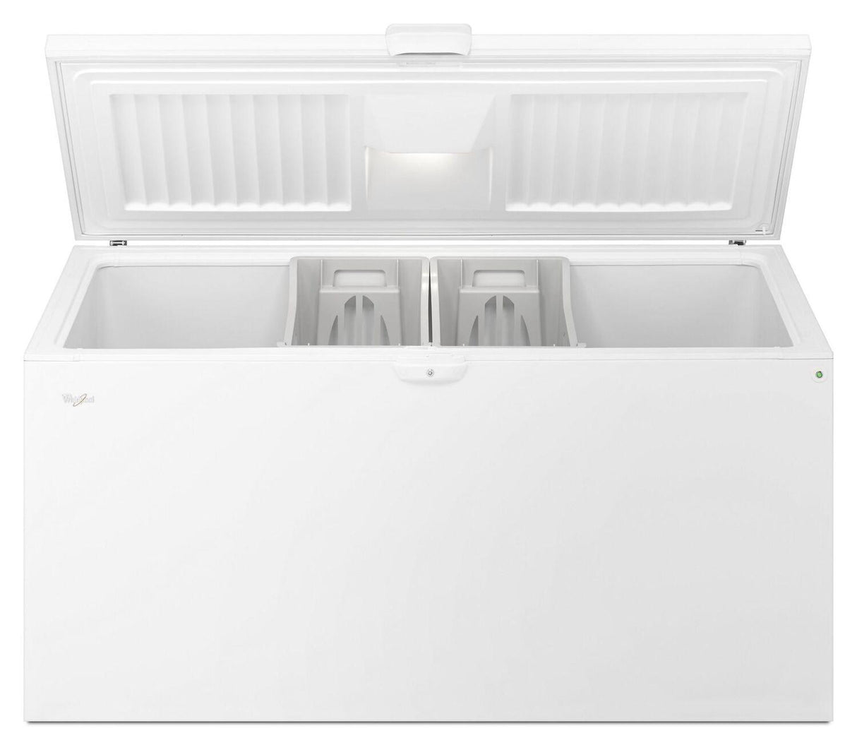 22 cu. ft. Chest Freezer with Extra-Large Capacity and Temperature Alarm White