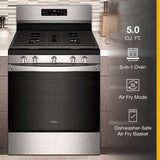 5.0 Cu. Ft. Whirlpool® Gas 5-in-1 Air Fry Oven
