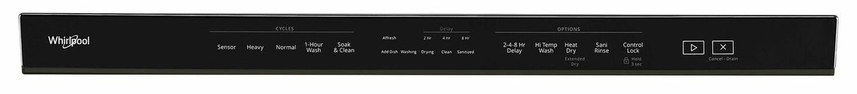 Stainless Steel Tub Pocket Handle Dishwasher with TotalCoverage Spray Arm - Fingerprint Resistant Black Stainless