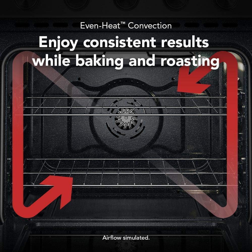 5.0 Cu. Ft. Smart Slide-in Gas Range with Convection Cooking Modes
