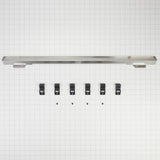 Built-In Range Flush Installation Trim Kit, Stainless Steel, fits JJW3430DS, JJW3430DP, JJW3830DS, and JJW3830DP