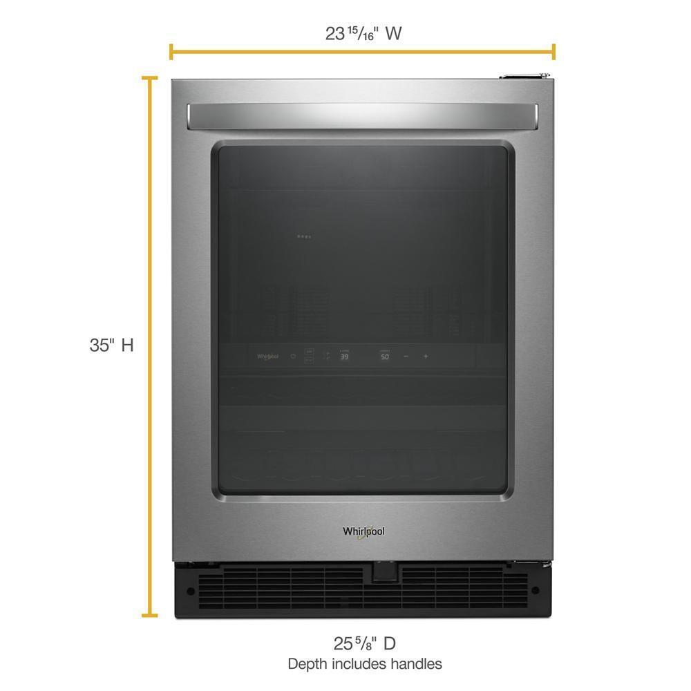 24-inch Wide Undercounter Beverage Center - 5.2 cu. ft.