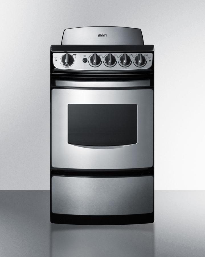 20" Wide Electric Smooth-top Range