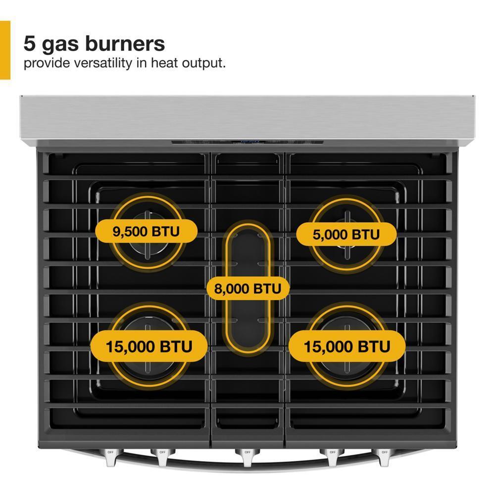 5.0 Cu. Ft. Whirlpool® Gas 5-in-1 Air Fry Oven