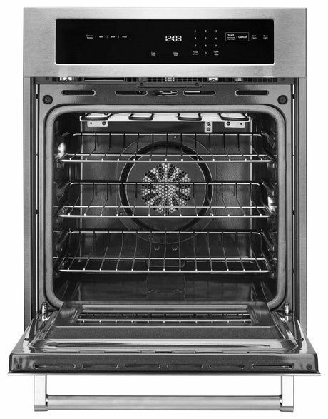24" Single Wall Oven with True Convection - Stainless Steel