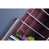 Carbon 30" Cuts By JennAir Leather Panel