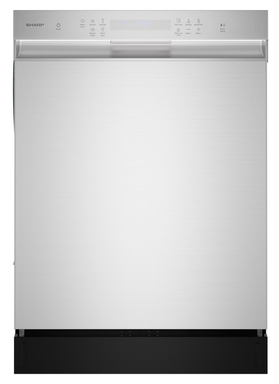 Sharp 24 in. Stainless Steel Hybrid 52dB Dishwasher