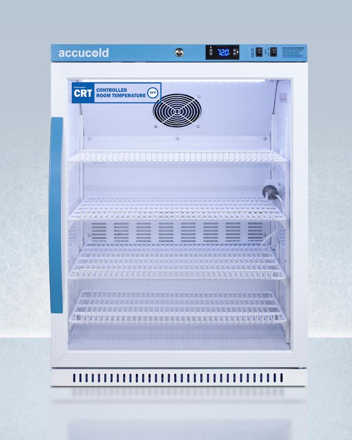 6 CU.FT. Upright Controlled Room Temperature Cabinet, ADA Height
