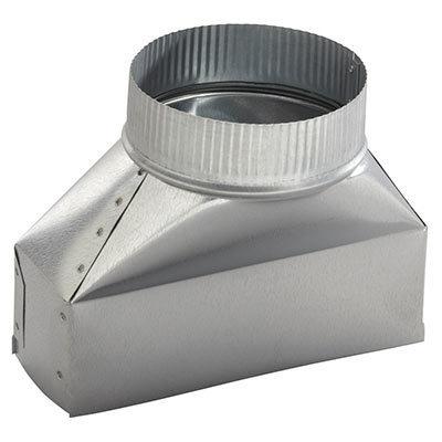 6" Round Transition for Range Hoods and Bath Ventilation Fans
