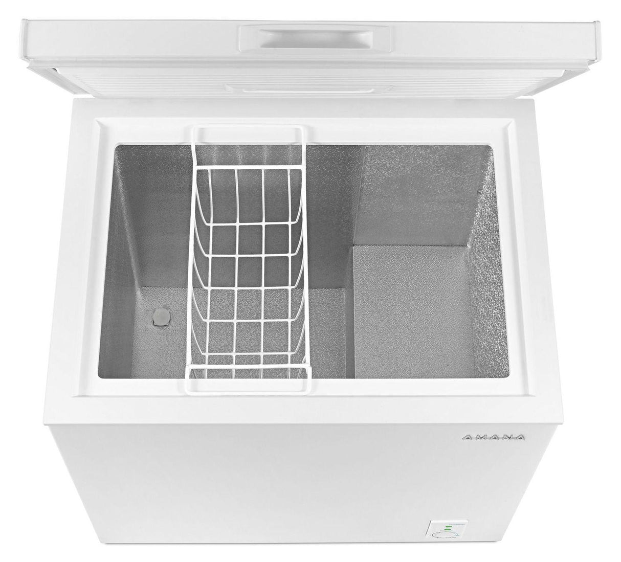 5.3 Cu. Ft. Compact Freezer with 2 Rollers White