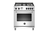 30 inch All Gas Range, 4 Burner Stainless Steel