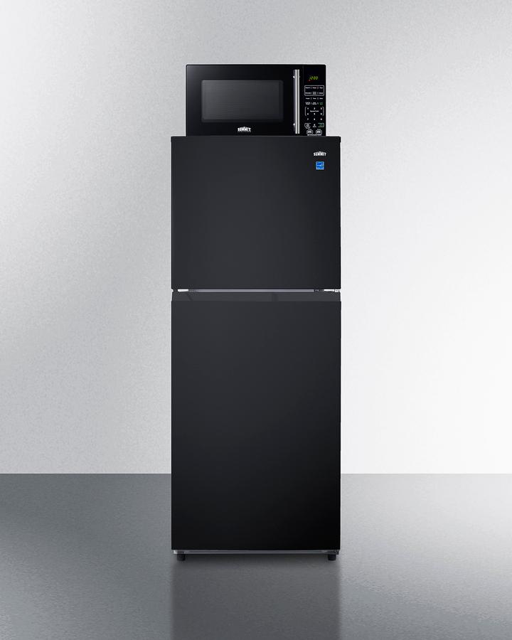 Microwave/refrigerator-freezer Combination With Allocator