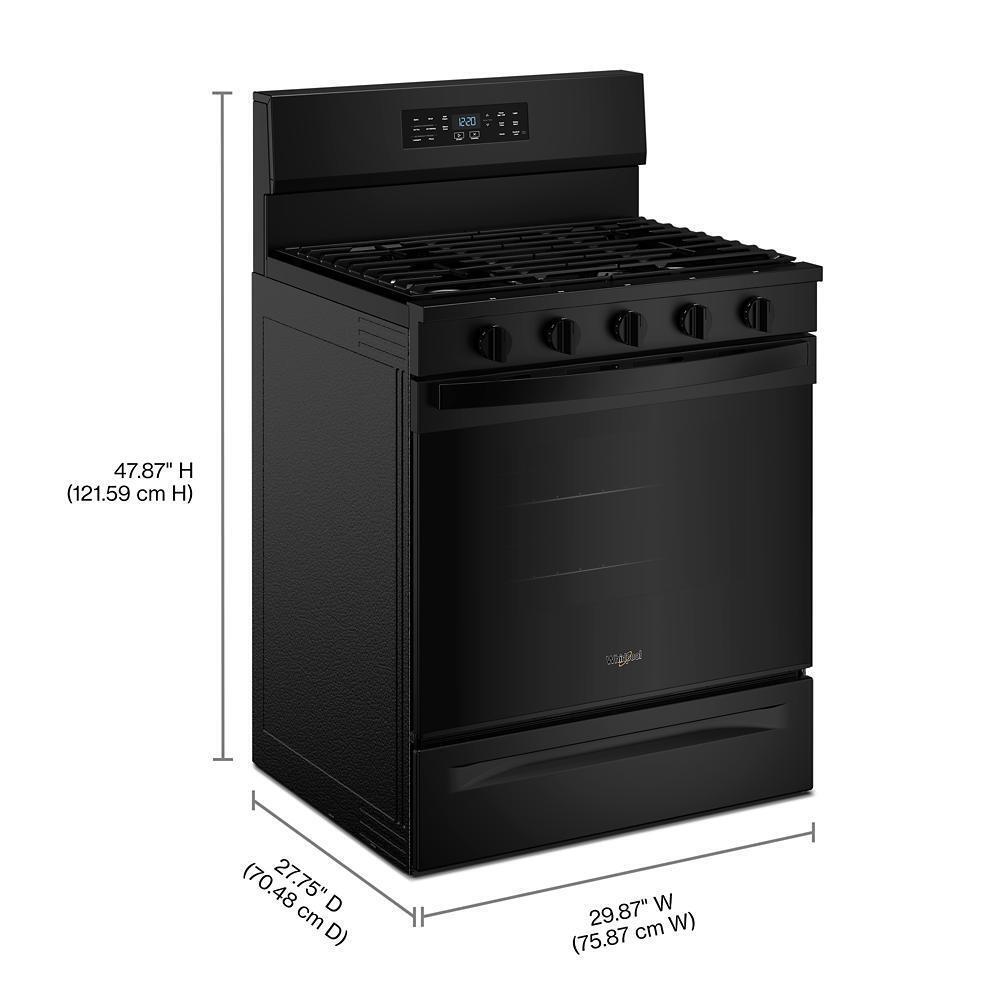 30-inch Gas Range with Air Cooking Technology and EZ-2-Lift™ Hinged Grates