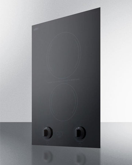 15" Wide 230v 2-burner Radiant Cooktop
