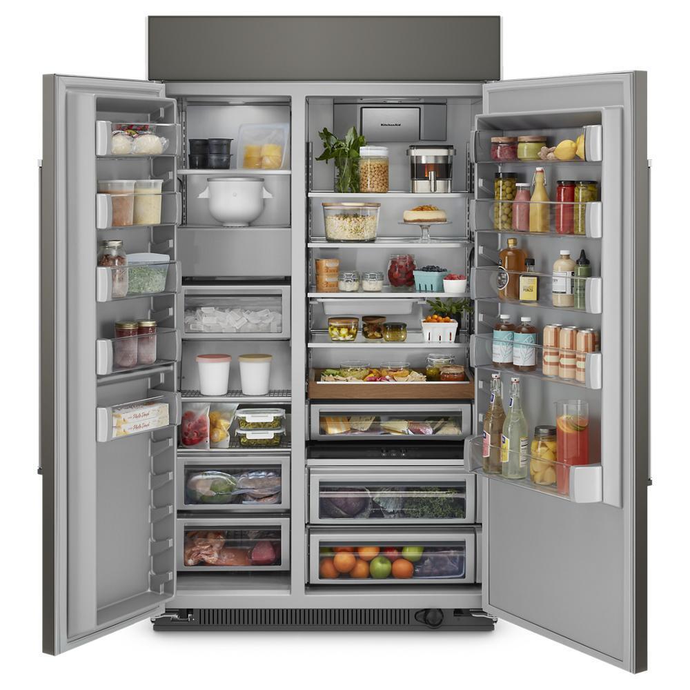 30 Cu. Ft. 48"" Built-In Side-by-Side Refrigerator with Panel-Ready Doors