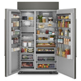 30 Cu. Ft. 48"" Built-In Side-by-Side Refrigerator with Panel-Ready Doors