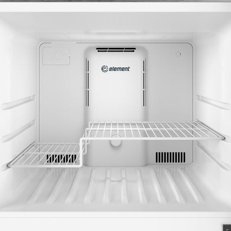 Element Electronics 17.6 cu. ft. Top Freezer Refrigerator, Ice Maker Ready - White, ENERGY STAR (ENR18TFGCW)