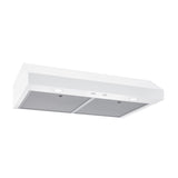 Glacier 42-Inch 350 MAX Blower CFM 1.5 Sones White Range Hood