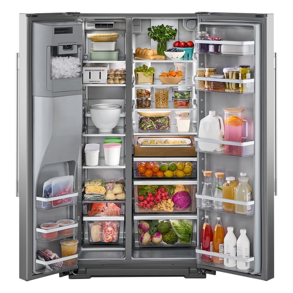 28.7 Cu. Ft. Side-by-Side Refrigerator with Panoramic LED Lighting