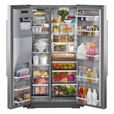 28.7 Cu. Ft. Side-by-Side Refrigerator with Panoramic LED Lighting