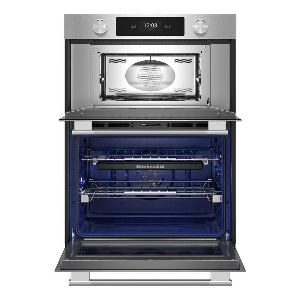 30-inch Smart Electric Combo Wall Oven with Intelligent Cooking Camera - PrintShield™ Finish