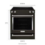 30-Inch 5-Element Electric Slide-In Convection Range