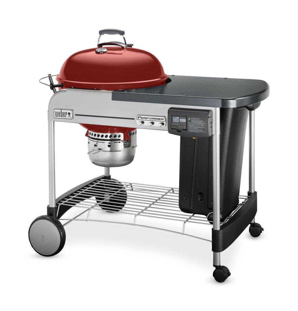 Performer Deluxe Charcoal Grill - 22" Crimson