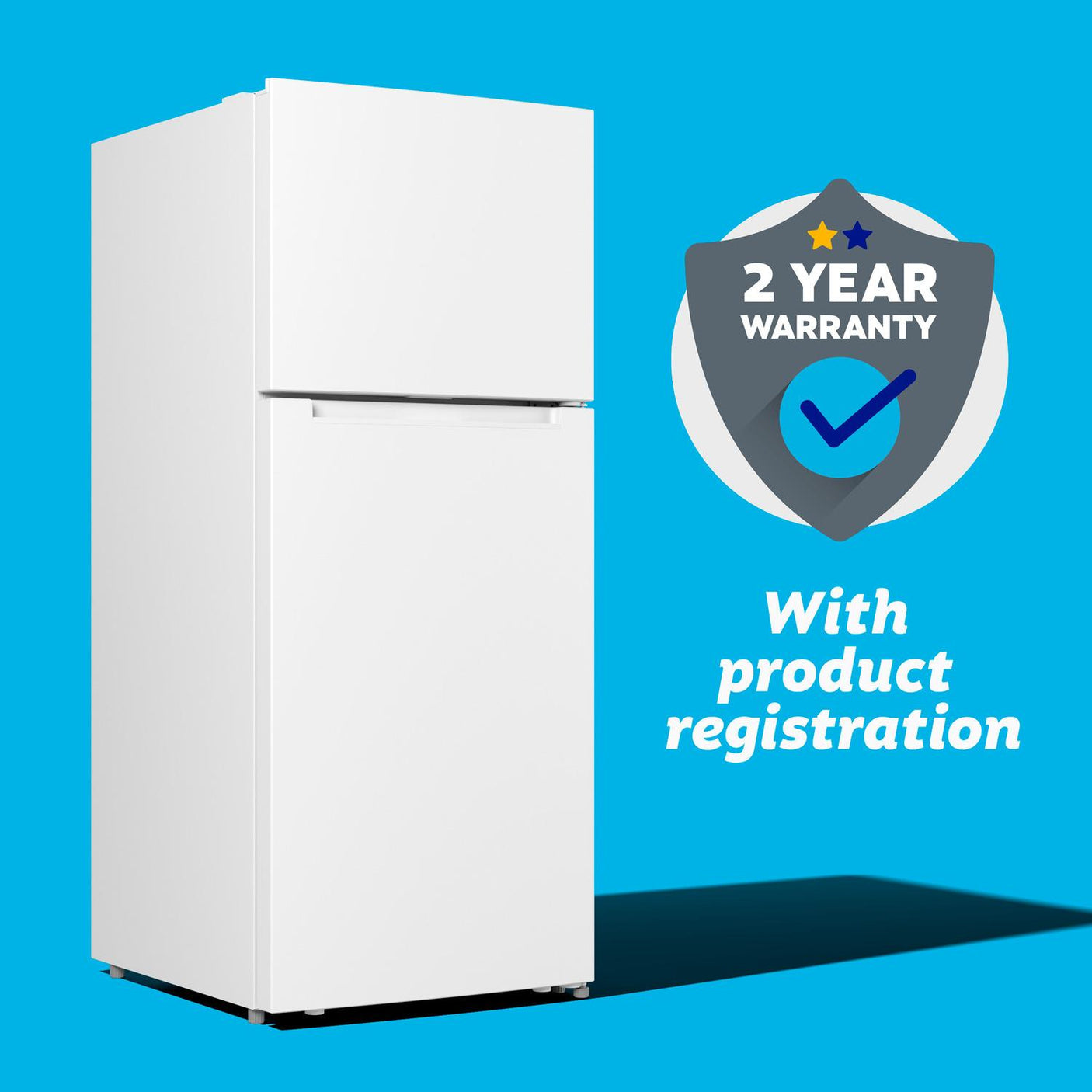 Element Electronics 17.6 cu. ft. Top Freezer Refrigerator, Ice Maker Ready - White, ENERGY STAR (ENR18TFGCW)