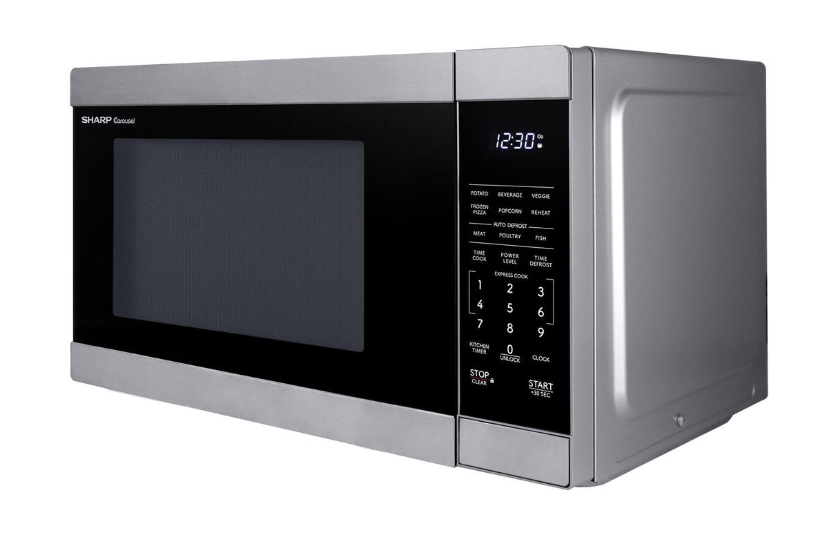 Sharp 1.1 cu. ft. 1000W Stainless Steel Countertop Microwave Oven
