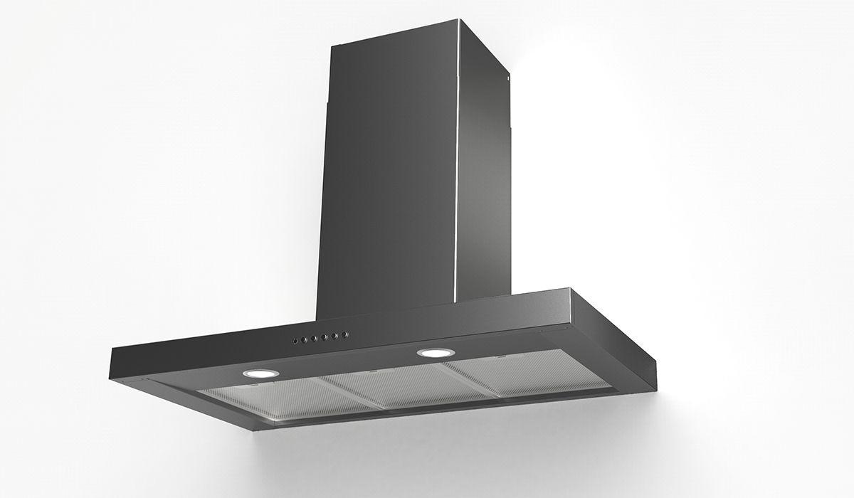 36" T-shape chimney wall hood with Variable Air Management