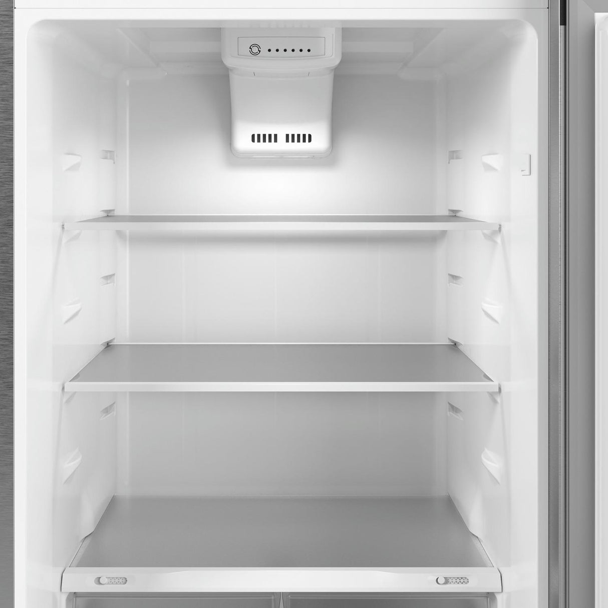 Element Electronics 17.6 cu. ft. Top Freezer Refrigerator, Ice Maker Ready - Black, ENERGY STAR (ENR18TFGCB)
