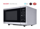 Sharp 1.4 cu. ft. 1100W Smart Stainless Steel Microwave Oven with Inverter Technology