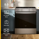 30-inch Gas Range with No Preheat and Slow Cook Modes