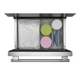 24" Stainless Steel Undercounter Double-Drawer Refrigerator/Freezer