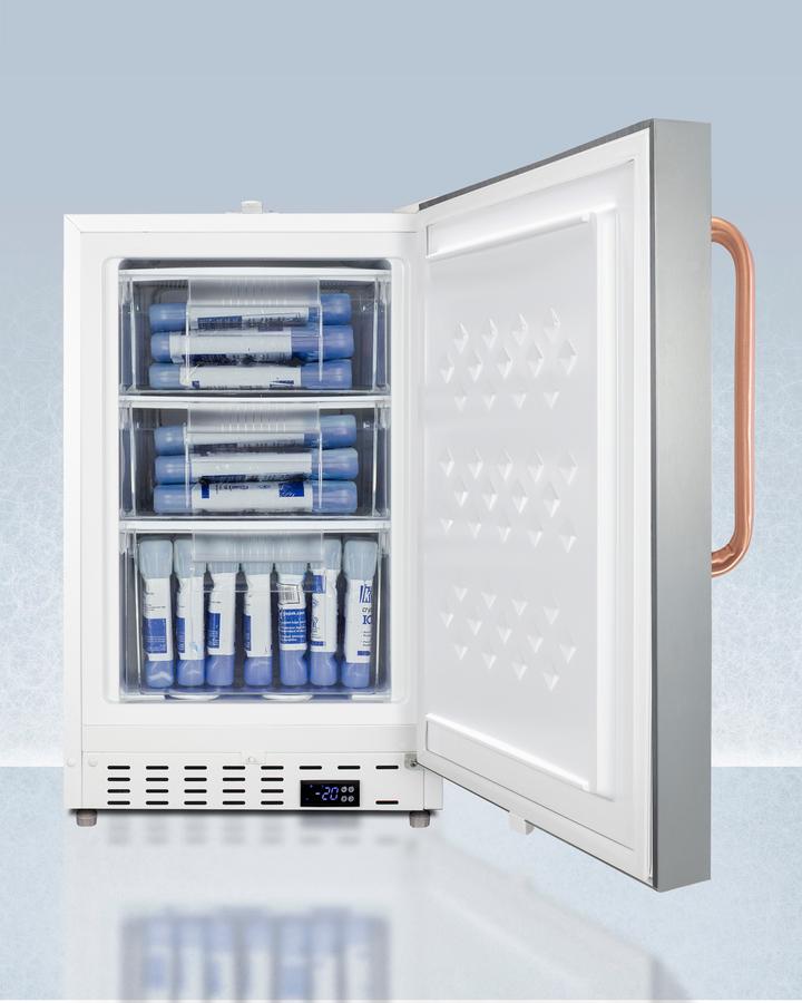 20" Wide Built-in Vaccine All-freezer, ADA Compliant
