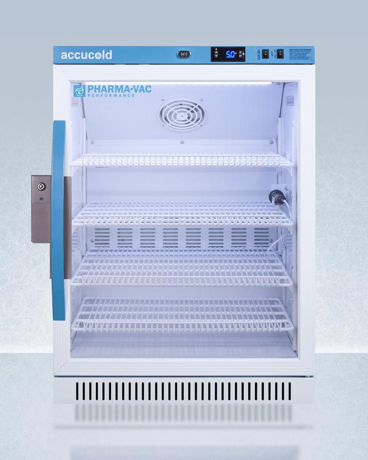 6 CU.FT. ADA Height Vaccine Refrigerator, Certified To Nsf/ansi 456 Vaccine Storage Standard