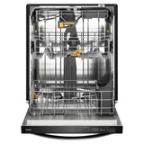 Whirlpool® 24-Inch Dishwasher with Total Coverage Wash Action and Auto Open Air Dry in Fingerprint Resistant Black Stainless