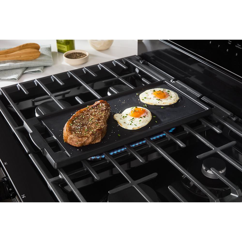 30-inch Smart Gas Range with Air Cooking Technology, No Preheat Air Fry, Steam/Self Clean and High Speed Preheat