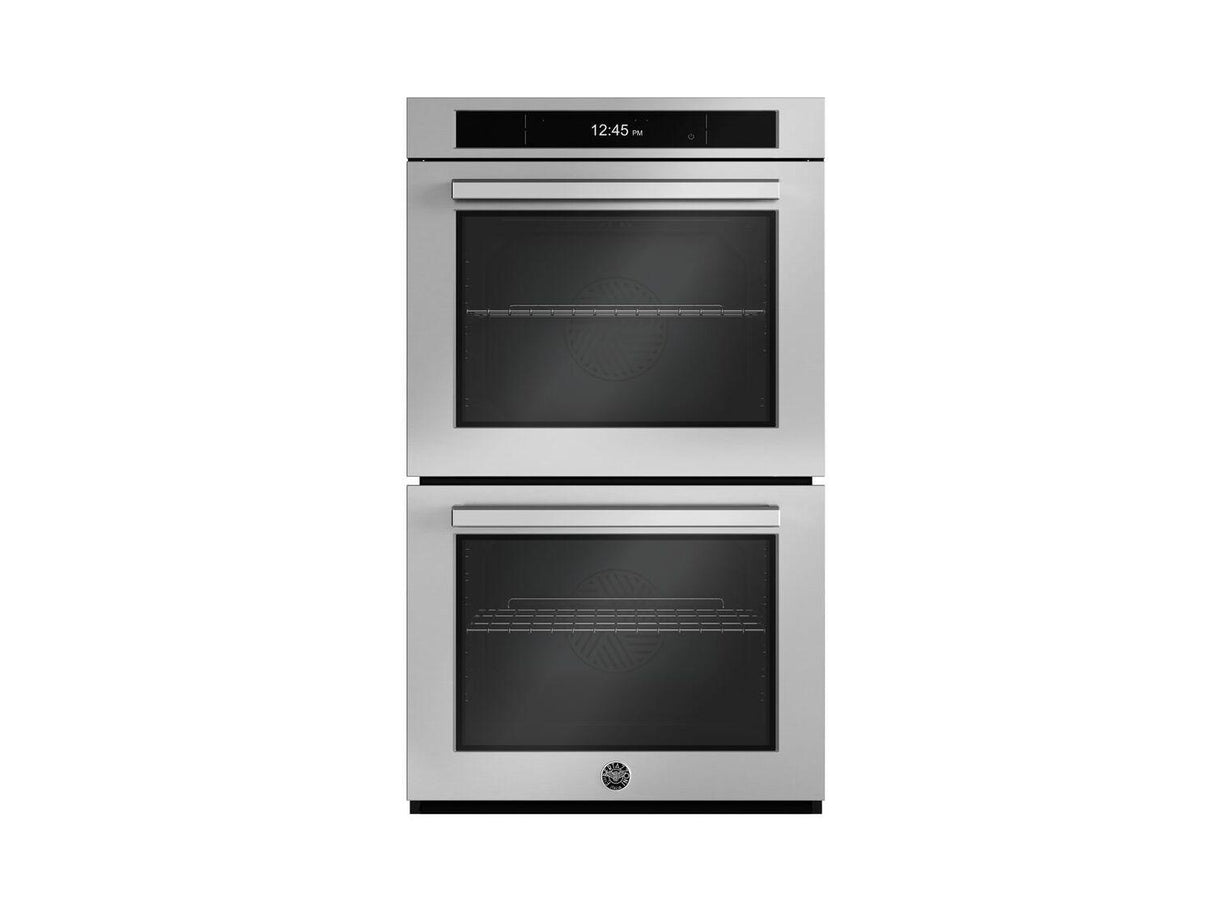 30 inch Electric Double Oven Combination with Self-Clean and Bertazzoni Assistant Stainless Steel