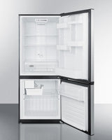 24" Wide Bottom Freezer Refrigerator With Icemaker