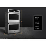 27" RISE™ Built-In Double Wall Oven with MultiMode® True Convection