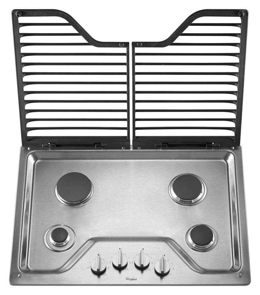 30 inch Gas Cooktop with EZ-2-Lift Hinged Cast-Iron Grates