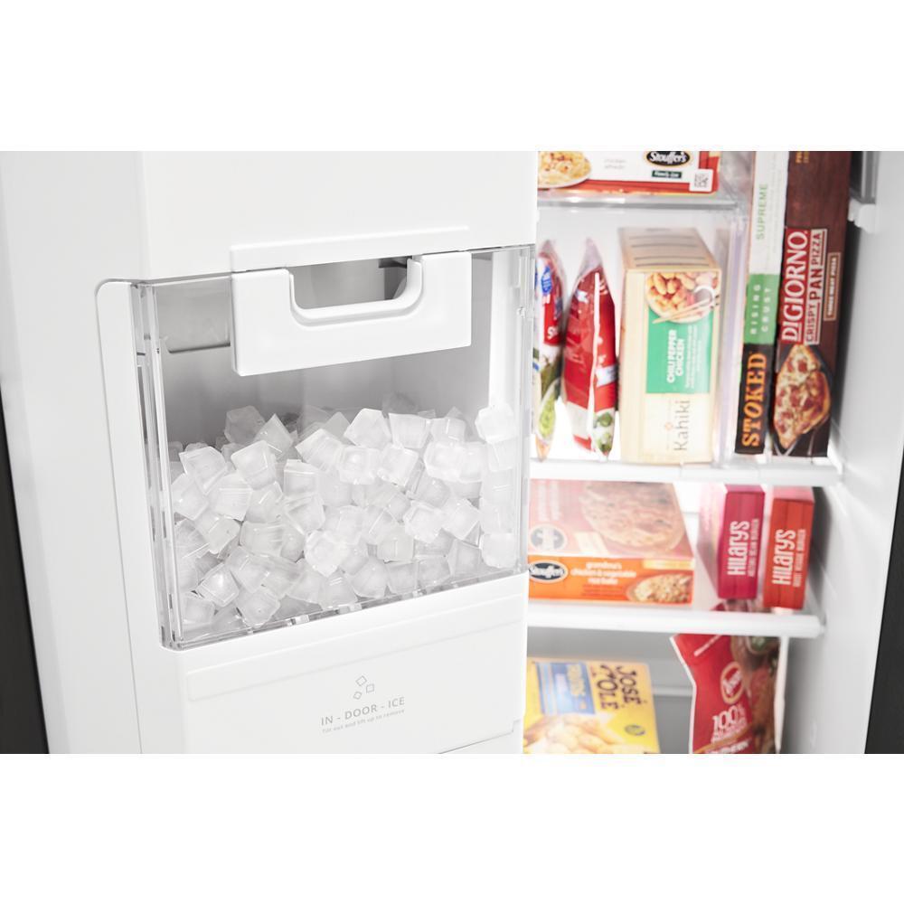 36-Inch Wide Side-by-Side Refrigerator with Exterior Ice and Water Dispenser - 25 Cu. Ft.