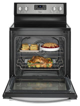6.4 Cu. Ft. Freestanding Electric Range with AquaLift® Self-Cleaning Technology
