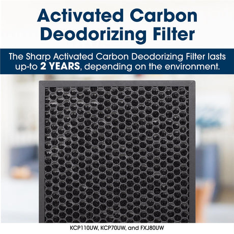 Sharp Active Carbon FXJ80UW, KCP70UW, and KCP110UW Replacement Filter