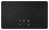36 in. Electric Cooktop with Warm Zone element